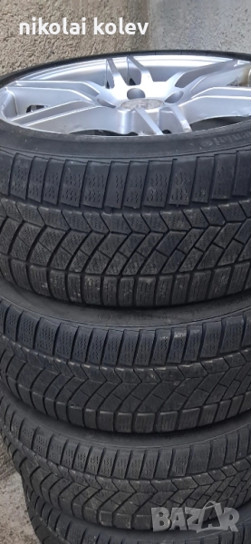 18-ки 5×120 с зимни гуми континентал, снимка 1