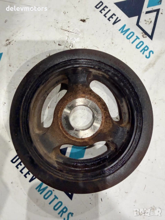 9654961080 демпферна шайба, шайба за колянов вал от Citroen C-Elysee 1.6 HDi, двигател 9HP, 92 кс., снимка 1