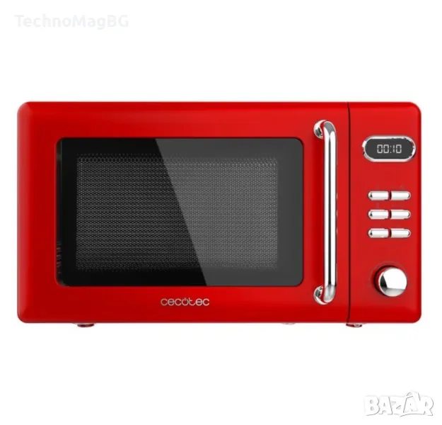 Микровълнова фурна с грил Cecotec ProClean 5110 Retro Red 20L, 700W, снимка 1