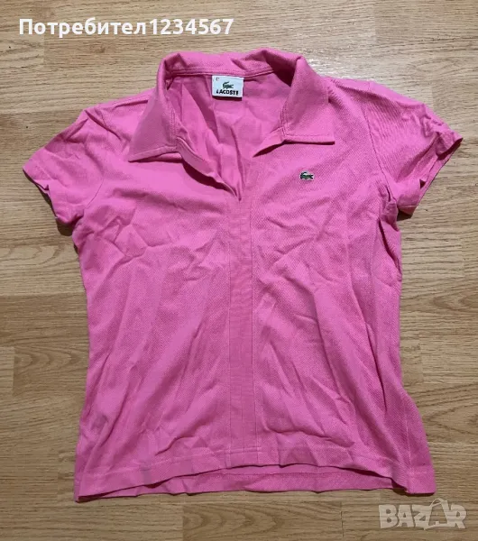 Розова тениска Lacoste-оригинална, снимка 1