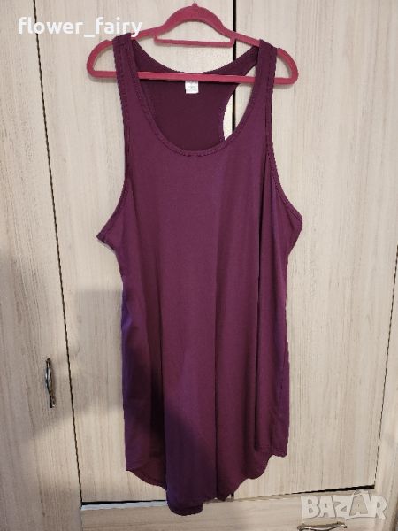 Нова лятна лилава рокля,размер хл , снимка 1