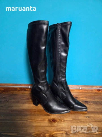Естествена кожа дамски ботуши номер 39, снимка 3 - Дамски ботуши - 53747678