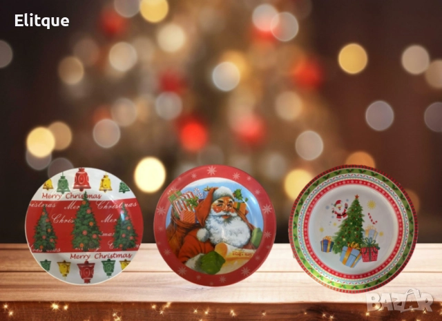 Коледна чиния - перфектният избор за празничната трапеза, снимка 2 - Чинии - 52787138