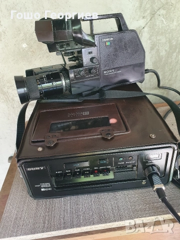 Sony BETAMAX sl3000e portable video recorder + video camera sony mvc-3000p, снимка 3 - Антикварни и старинни предмети - 54237096