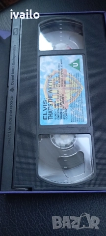 VHS-ELVIS PRESLEY-SPECIAL video!, снимка 7 - DVD дискове - 53725915