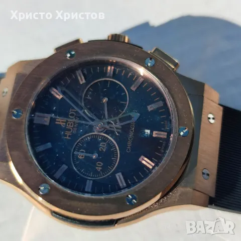 HUBLOT Мъжки луксозен часовник HUBLOT Big Bang Geneve Collection , снимка 5 - Мъжки - 49384789