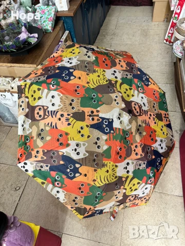 Сгъваеми чадъри с котки, снимка 2 - Други - 37738071