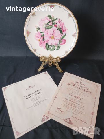 Колекционерска чиния Royal Albert, Camellia, снимка 1 - Колекции - 46523987