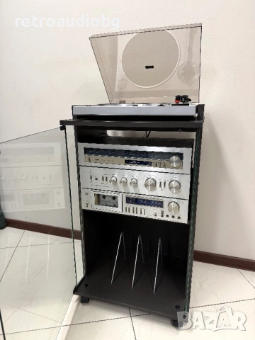 🔊Ретро аудио система сет PIONEER - сива серия - усилвател, дек, cd, грамофон, тунер и шкаф🔊, снимка 2 - Аудиосистеми - 54167282