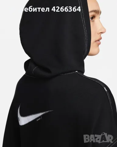 Дамско горнище : NIKE SPORTSWEAR SWOOSH S, снимка 1 - Суичъри - 48667338