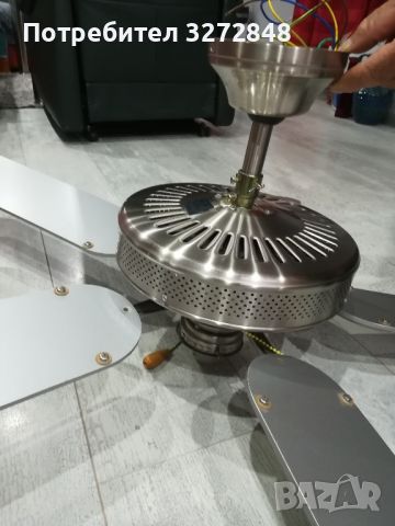 Вентилатор за таван с 5 перки TRIO Leuchten, снимка 15 - Вентилатори - 45654998
