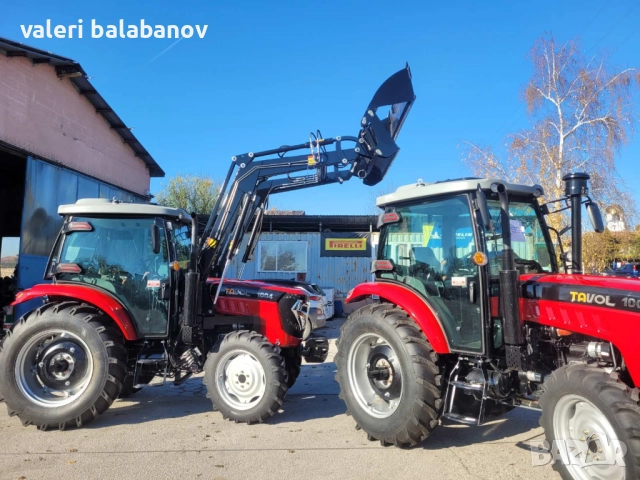 Нов трактор 100кс,както и с челен товарач