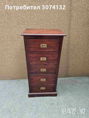 Голям скрин с обков от месинг,изцяло от масив, снимка 3 - Скринове - 51384479