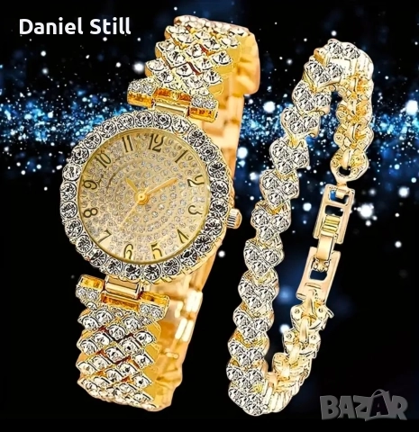 Нови модели елегантни кварцови часовници и гривни, снимка 2 - Дамски - 52980747