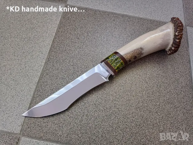 Ръчно изработен ловен нож от марка KD handmade knives ловни ножове, снимка 3 - Ножове - 47016982