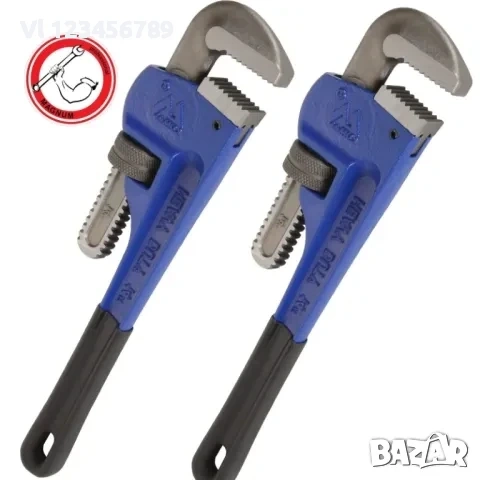 Ключ раздвижен,тръбен, тип шведски модели от 8" до 18"