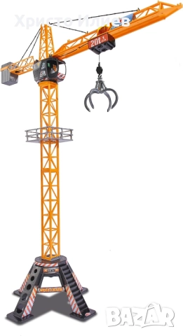 Мега строителен кран Гигантски радиоуправляем кран Dickie Toys 120см, снимка 6 - Коли, камиони, мотори, писти - 52074378
