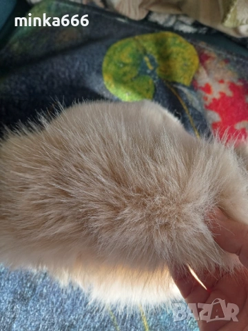 Дамска шапка от естествен косъм., снимка 4 - Шапки - 53048938