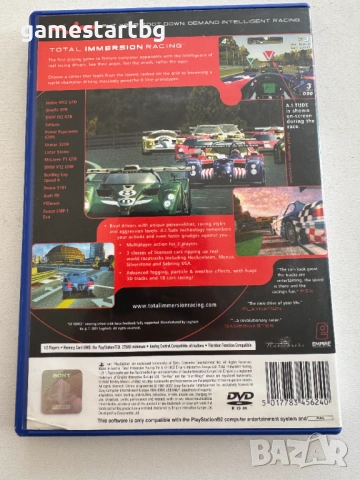 Total Immersion Racing за PS2, снимка 2 - Игри за PlayStation - 53755510