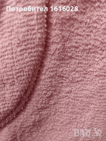  Нов дамски розов хавлиен халат за баня - L размер. , снимка 7 - Хавлиени кърпи - 45001988