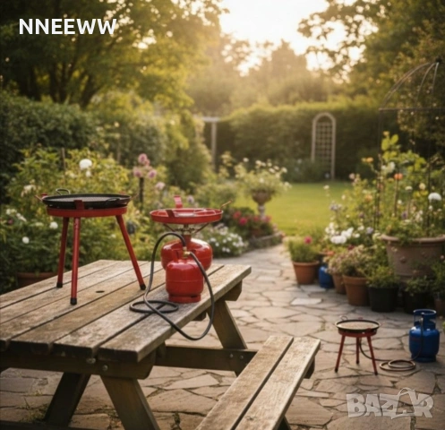 Газова Скара БАРБЕКЮ с гранитно покритие 