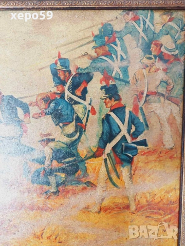 	Френска картина масло 1897 г.худ.Henri-Georges-Chartier 1859-1924, снимка 10 - Картини - 52277360