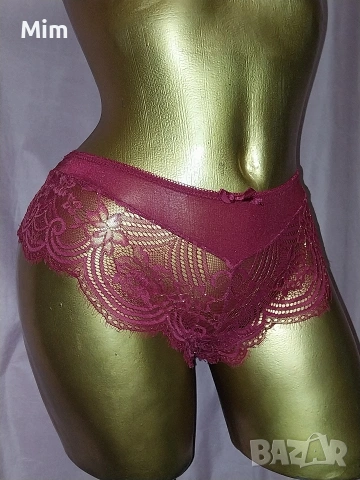 Hunkemoller M Дантелена бикина бордо , снимка 3 - Бельо - 53853664
