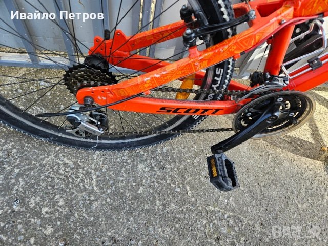 Алуминиев велосипед 24 цола SCOTT-шест месеца гаранция, снимка 5 - Велосипеди - 53970770