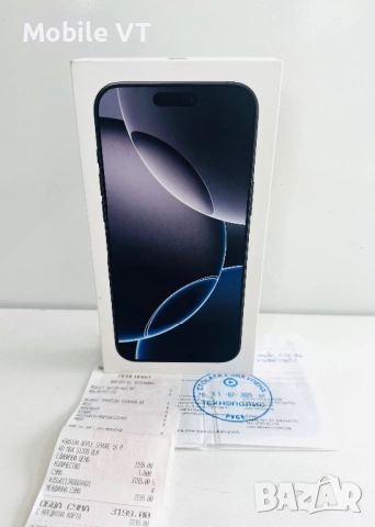 НОВ! iPhone 16 Pro Max 512GB Black Titanium 2г.ГАРАНЦИЯ!, снимка 1