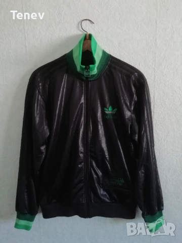 Adidas Chile 62 оригинално ретро горнище черно/зелено мъжко vintage Originals 