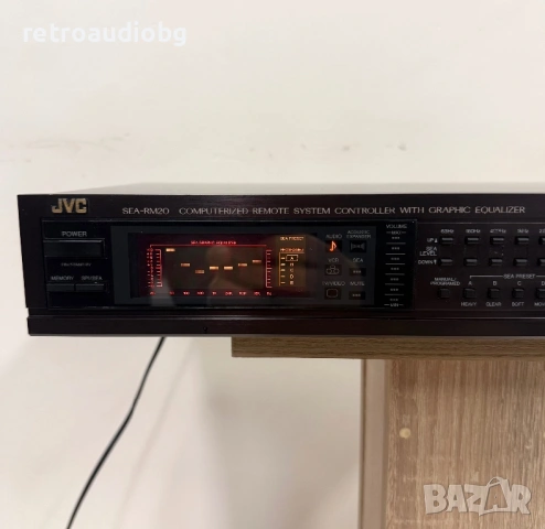 🔈Графичен еквалайзер със спектрален анализатор JVC SEA-RM20🔈, снимка 2 - Аудиосистеми - 53473994