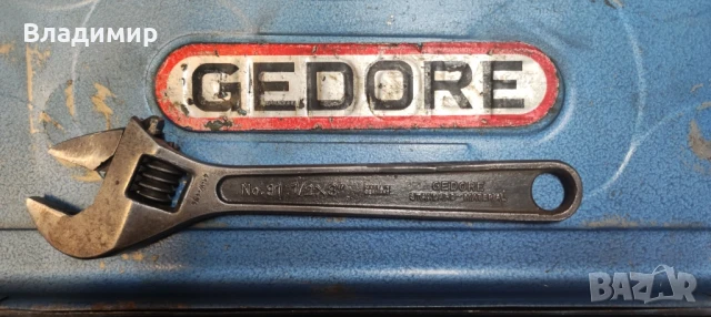 Раздвижен ключ GEDORE #91. Водопроводен ключ Гедоре