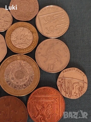 Монети Кралица Елизабет || - лот 2, снимка 3 - Нумизматика и бонистика - 51112599