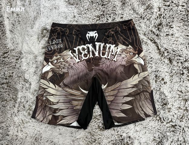 ММА шорти Venum x Fedor Emelianenko Black Eagle Signature Fightshorts, Размер М, снимка 1 - Къси панталони - 46294809