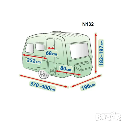 Покривало Kegel за каравана, снимка 7 - Аксесоари и консумативи - 47097938