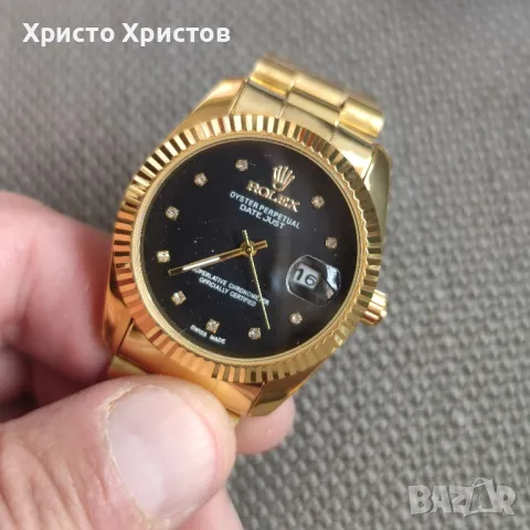 Дамски часовник Rolex Oyster Perpetual Datejust Gold , снимка 3 - Дамски - 46976538