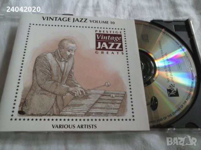 Vintage Jazz Vol.10 оригинален диск, снимка 1 - CD дискове - 45807604