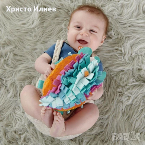 Плюшена играчка Fisher Price All the Feels Сензорен таралеж, снимка 3 - Плюшени играчки - 51368612
