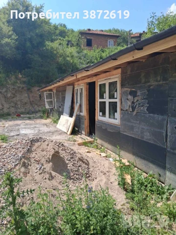 Парцел със сграда + проект за къща , снимка 12 - Къщи - 49693769