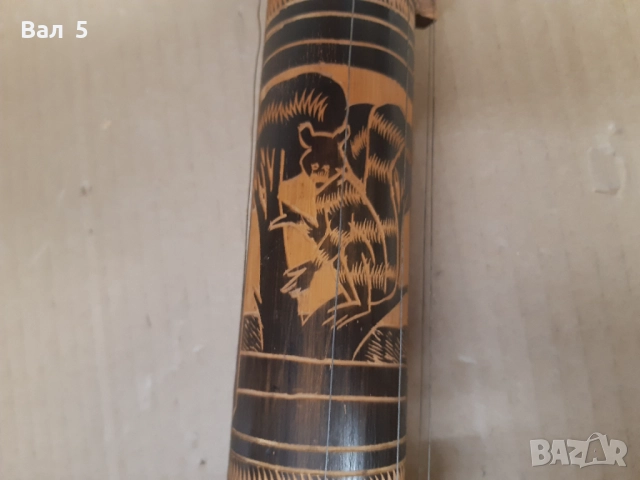 Музикален инструмент МАДАГАСКАР , сувенир , резба, снимка 5 - Антикварни и старинни предмети - 52739517