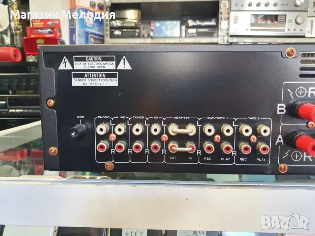 Усилвател Pioneer A-443 Две по 80 вата на 4 ома. В отлично техническо и визуално състояние., снимка 9 - Ресийвъри, усилватели, смесителни пултове - 47218133