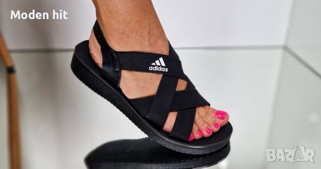 Дамски сандали Adidas - 2 цвята, снимка 2 - Сандали - 46336599