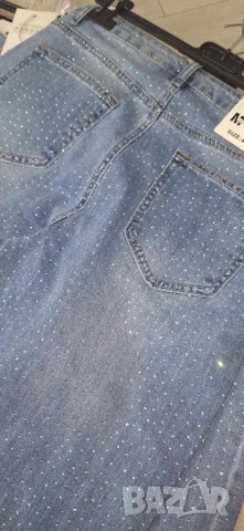 дънки с камъни , снимка 3 - Дънки - 51319695