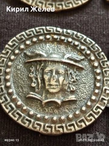 ТРИ БРОЯ КАТАРАМА ЗА КОЛАН ИЗОБРАЗЯВАЩИ МЕДУЗА ГОРГОНА МНОГО КРАСИВИ 29226, снимка 4 - Колани - 51180432