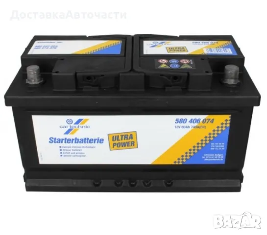 Акумулатор Cartechnic 80 Ah CART580406074