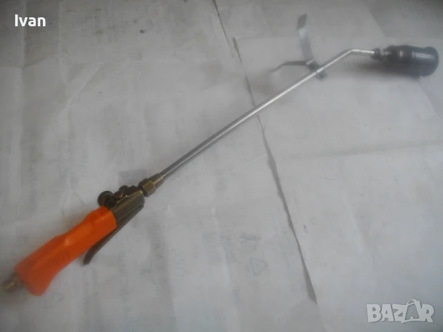 Газова пропан-бутан 82см масивна горелка със спусък за хидроизолации покриви професионална FORMAT 