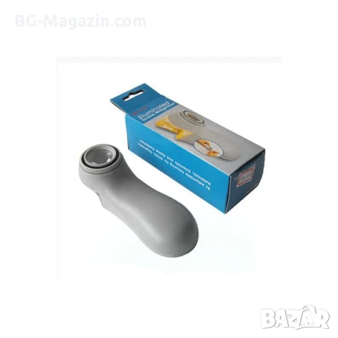 Печатарска увеличителна мощна ръчна лупа микроскоп с LED осветление и скала за платки 8X увеличение, снимка 7 - Други инструменти - 50921374