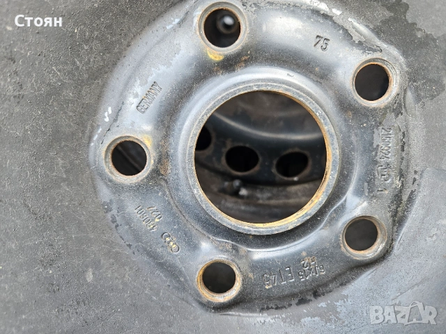 Зимни гуми Semperit 195/65/15 с железни джанти 5 х 112, снимка 7 - Гуми и джанти - 53994498