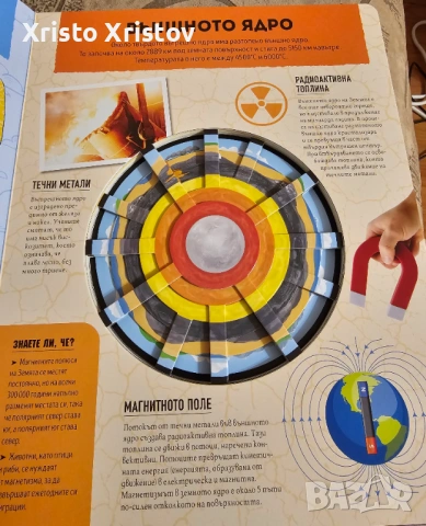 Книжка земята -отвътре навън, снимка 3 - Детски книжки - 53439177