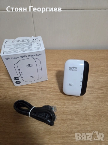 Разширител на обхват WI-FI, 2.4G, 300Mbps, LAN порт , снимка 2 - Друга електроника - 53448083